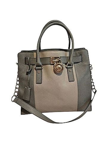Michael Kors Hamilton Leather Satchel (view 2)