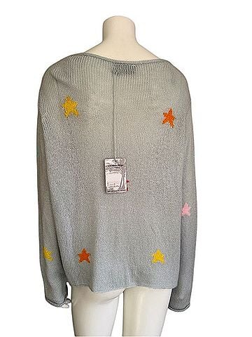 Wooden Ships Mixed Stars Crew Pullover Sweater (view 2)