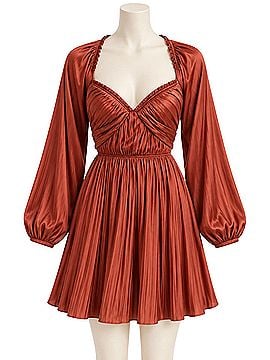 Anthropologie Shirred cutout mini dress Cocktail Dress (view 1)