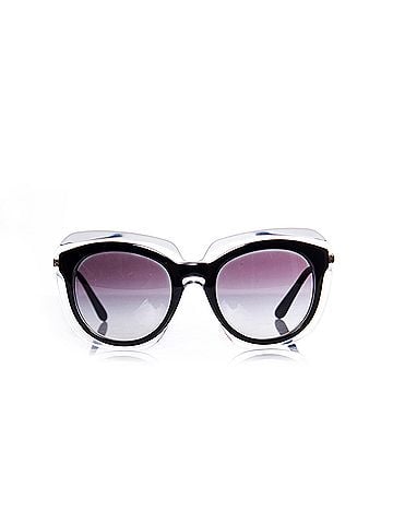 Dolce & Gabbana Dolce&amp;Gabbana Oversized Black on transparent sunglasses (view 1)