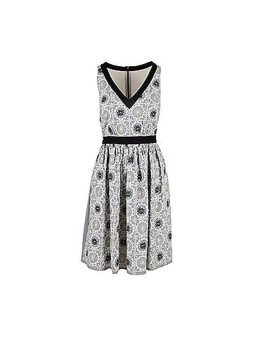 Moschino Moschino Cheap and Chic Embroidered Stripe Midi Dress - '10s (view 1)