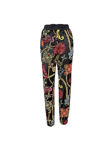 Versace Versace Floral Baroque Velvet Trousers - '10s (view 1)