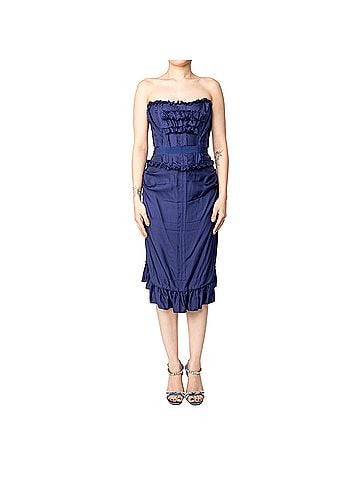 Moschino Moschino Ruffled Corset Dress - '10s (view 2)