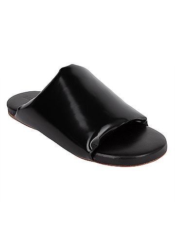 Bottega Veneta Bottega Veneta Cushion Slides Black (view 2)