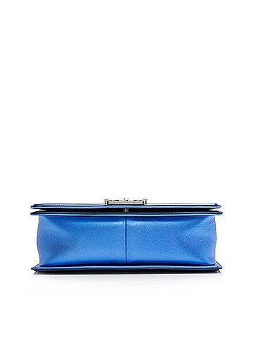 Chanel Chanel Metallic Patent Leather Old Medium Boy Bag (view 2)