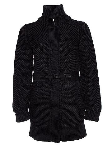 Burberry Burberry Knitted black coat (view 1)