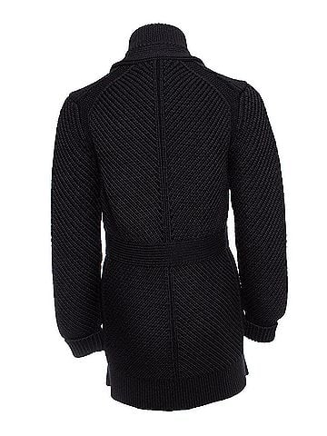 Burberry Burberry Knitted black coat (view 2)