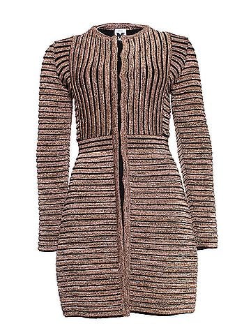Missoni Missoni striped lurex coat (view 1)