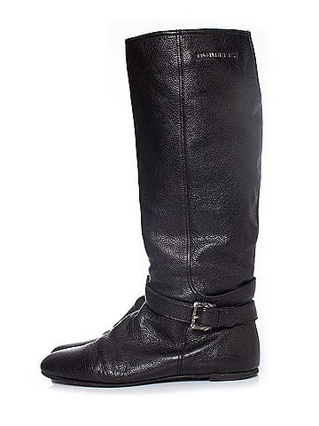 Burberry Burberry Brown leather horse riding boots (view 2)