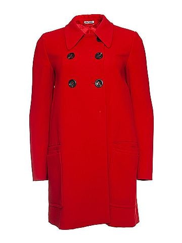 Miu Miu Miu Miu Red wool coat (view 1)
