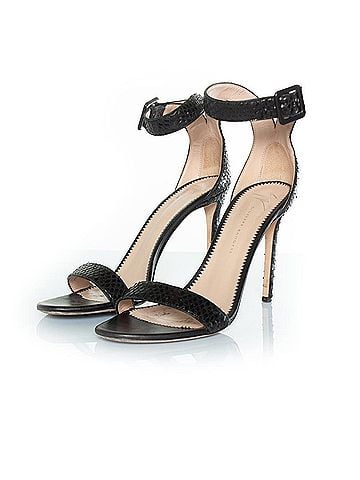 Giuseppe Zanotti Giuseppe Zanotti Python sandals in black (view 1)