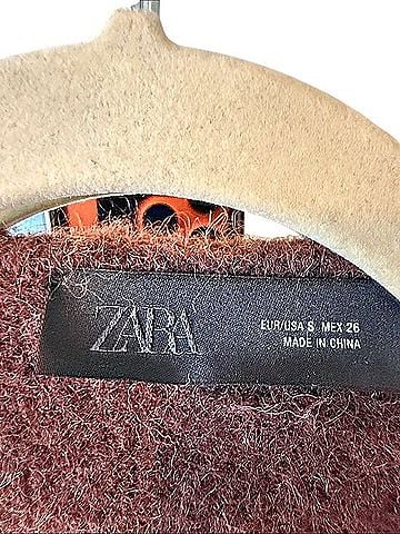Zara Sequined Jacquard Knit Cardigan Wool Cardigan (view 2)
