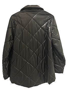 Calvin Klein Quilted Faux Leather Jacket (view 2)