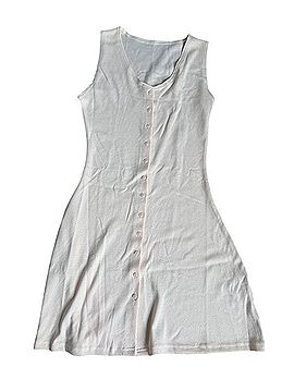 Fashion Nova Sleeveless Button-Front Knit Mini Dress Casual Dress (view 2)