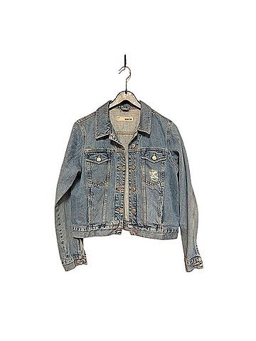 Topshop Moto Denim Jacket (view 1)