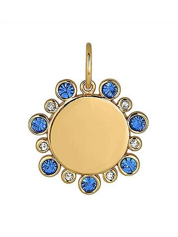 Goldbug Women's Birthstone Pendant in September - Sapphire/Gold (view 1)