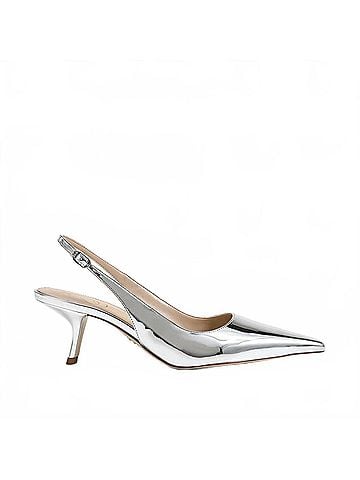 Sam Edelman Women's Bianka Slingback Pump in Silver (view 1)