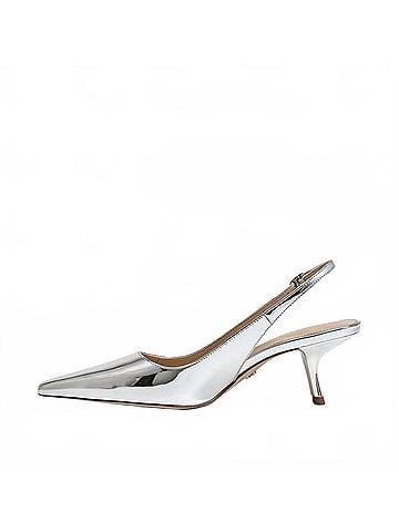 Sam Edelman Women's Bianka Slingback Pump in Silver (view 2)