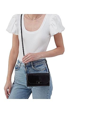 Hobo The Original Romy Wallet Crossbody Wristlet in Black (view 2)