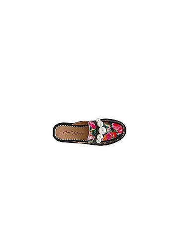 Betsey Johnson Women's Norah Lug Sole Mule in Leopard Floral (view 2)