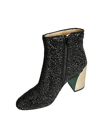 Betsey Johnson Women's Hugo Ankle Bootie in Black (view 2)
