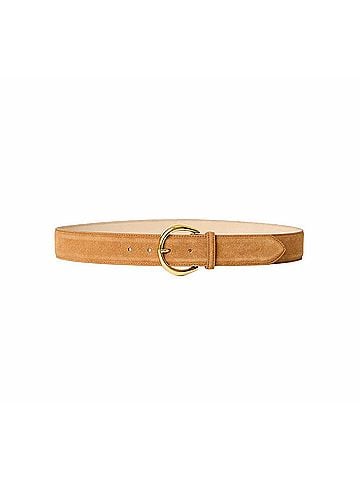 B-Low The Belt Women's Odessa Suede Belt in Camel/Gold (view 1)