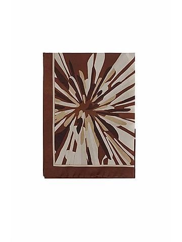 Brunello Cucinelli Women's Silk Scarf in Bordeaux (view 1)