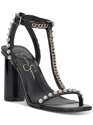 Jessica Simpson Women's Siven High Heel Sandal in Black (view 1)