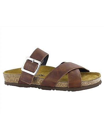 Naot Women's Latest Crisscross Straps Sandal in Saddle Brown Clay (view 1)