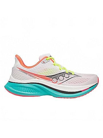 Saucony Women's Endorphin Speed 5 Running Shoes in White/Mutant (view 1)