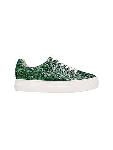 Betsey Johnson Women's Sidny Solids Sneakers in Emerald (view 1)
