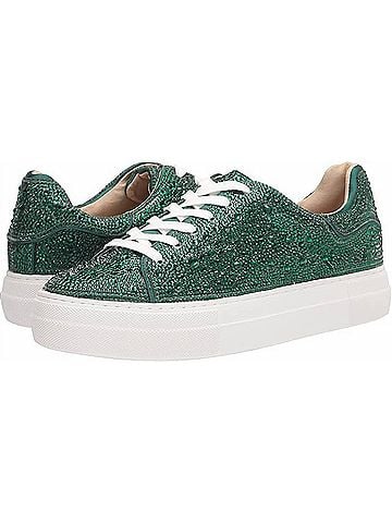 Betsey Johnson Women's Sidny Solids Sneakers in Emerald (view 2)