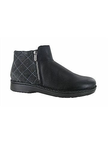 Naot Women's Sintra Ankle Bootie in Black Midnite Combo (view 1)