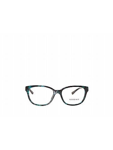 Versace Women's Ve3240 Square Eyeglasses in Green Havana / Gold (view 2)
