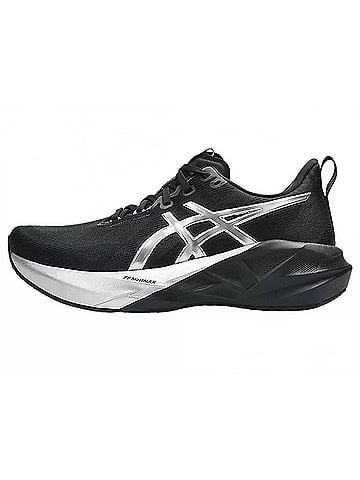 Asics Women'S Novablast 5 Running Shoes in Platinum/Black (view 2)