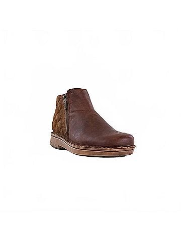 Naot Women'S Sintra Ankle Boots in Cognac Leather Brown Suede (view 2)