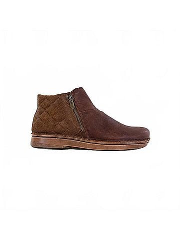 Naot Women'S Sintra Ankle Boots in Cognac Leather Brown Suede (view 1)