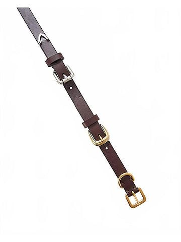 ETRO Women's Buckles Leather Belt Size 85 in Dark Brown (view 1)