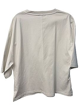 Ganni Frayed Embroidery T-Shirt T-Shirt (view 2)