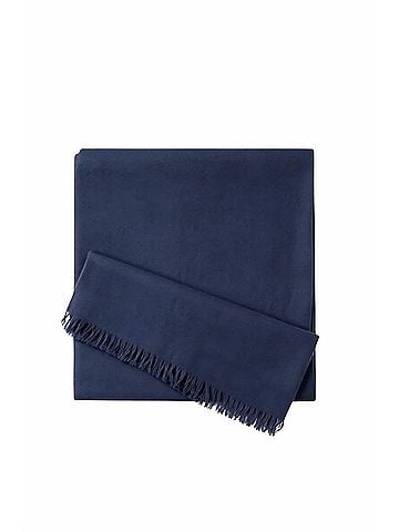 Brunello Cucinelli Women's Woven Scarf in Navy Blue (view 1)