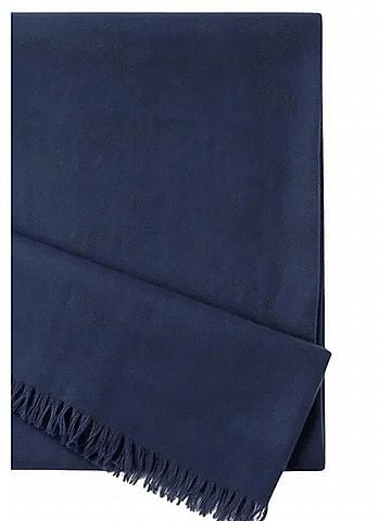 Brunello Cucinelli Women's Woven Scarf in Navy Blue (view 2)