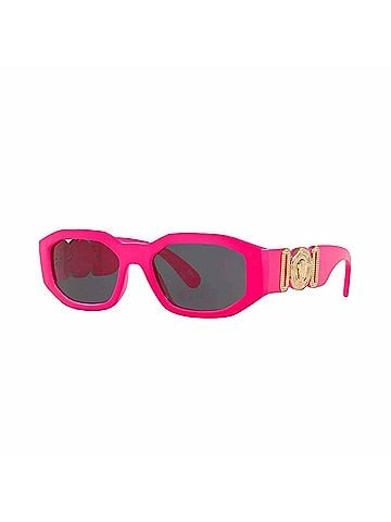 Versace Unisex Medusa Biggie Sunglasses in Fuchsia Fluo (view 1)