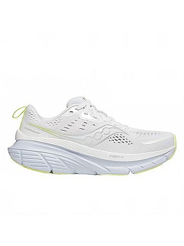 Saucony Women's Guide 18 Running Shoes in White/Ice Melt (view 1)