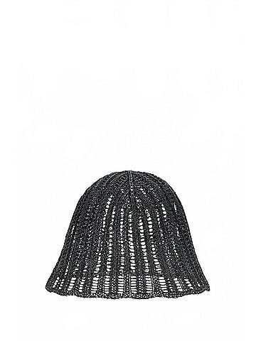Brunello Cucinelli Women's Techno Raffia Bucket Hat in Black (view 1)