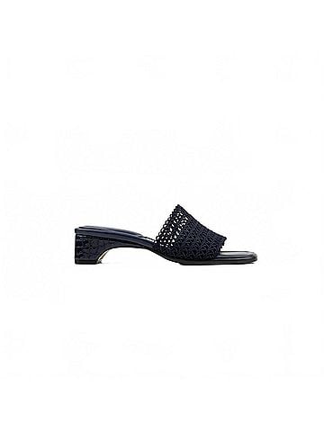 Donald J Pliner Women's Clodie Sandals in Navy Woven (view 2)