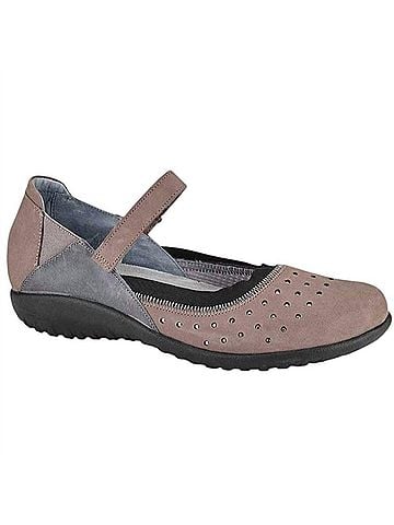 Naot Women's Matua Mary Jane Flat in Stone Vintage Slate Silver (view 1)