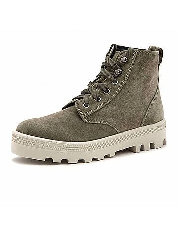 Naot Women's Canoe Lace Up Boot in Hunter Green Suede (view 2)