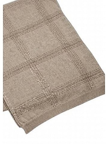 Brunello Cucinelli Women's Wool And Cashmere Blend Scarf in Beige (view 2)