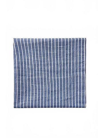 Brunello Cucinelli Women's Striped Scarf in Blue/White (view 1)