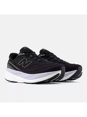 New Balance Women's 1080v15 Shoes in Black With Smoked Violet (view 2)